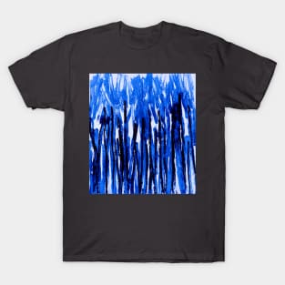 Abstract blue T-Shirt